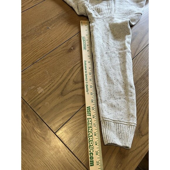 Chaps Men's Henley Sweater Elbow Pads Pullover Button Shawl Collar Size M - Picture 6 of 16